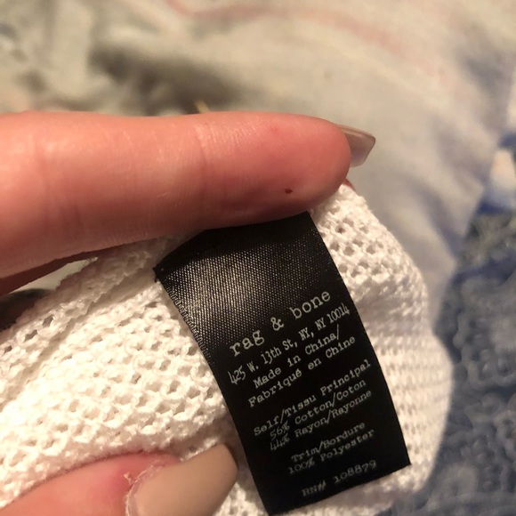 Rag and Bone long sleeve netted top - Picture 6 of 7